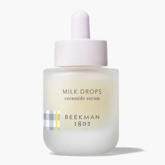 BEEKMAN 1802 NIB Milk Drops Hyaluronic Acid Goat Milk Face Skin Ceramide Serum - Picture 1 of 12